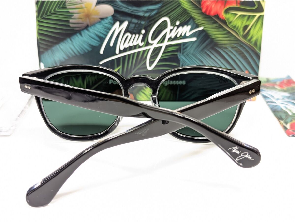 NEW Maui Jim Cheetah 5 Black Crystal/ Grey Polarized NEW Maui Jim Cheetah 5 Black Crystal/ Grey Polarized