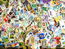 100 Assorted Cancelled Foreign POSTAGE STAMPS Big Variety for Paper Crafts Art