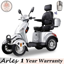 4 Weels Heavy Duty Mobility Scooters 500lbs Capacity 800W 60V20A for Seniors