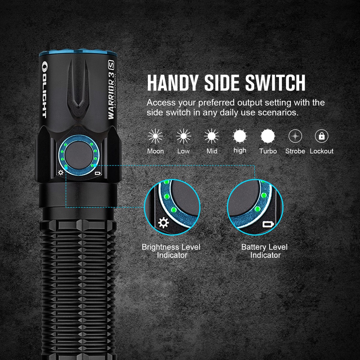 Olight warrior3s 2300ルーメン　中古 OLIGHT オーライト WARRIOR 3S 懐中電灯 2300ルーメン ライト