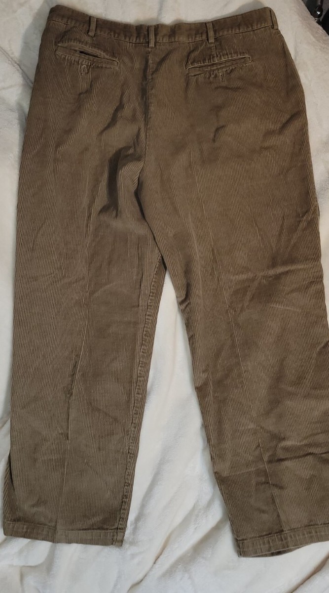 Vintage Perry Ellis Cottons Baggy Loose Corduroy Pants Beige Vintage Perry Ellis Cottons Baggy Loose Corduroy Pants Beige