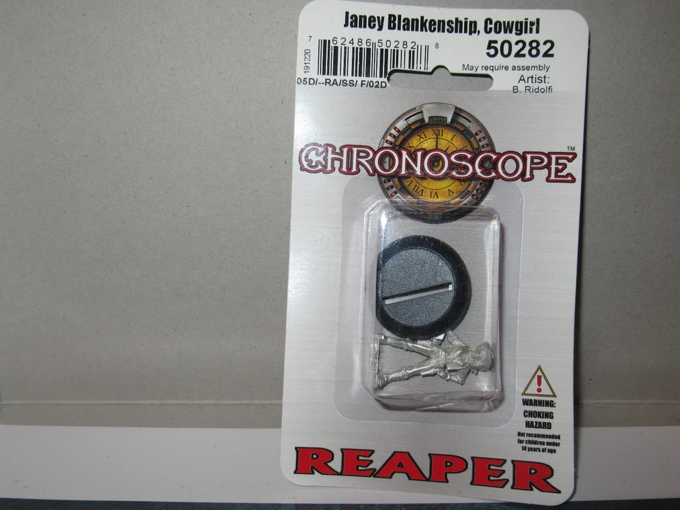 Lote de 13 miniaturas metálicas "western/vaquero/vaquera" nuevo en caja (Reaper, cronoscopio Foto 4 de 4