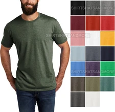 Mens Tri-Blend Super Soft Tee Size XS-4XL Sustainable Blended T-Shirt NEW!