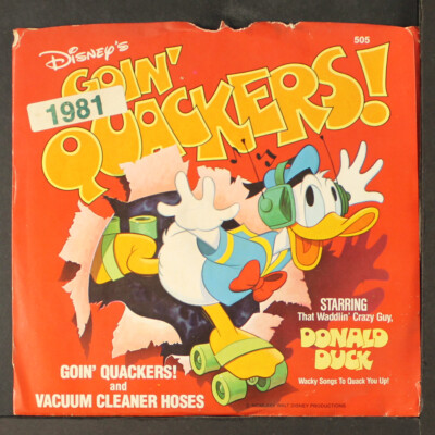 DONALD DUCK: goin' quackers DISNEYLAND 7'' Single 45 RPM