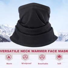 Winter Soft Fleece Neck Gaiter Warmer Scarves for Cold Weather Outdoor Sports US