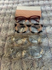 4 Pairs 2 Covers Reading Glasses 5.0