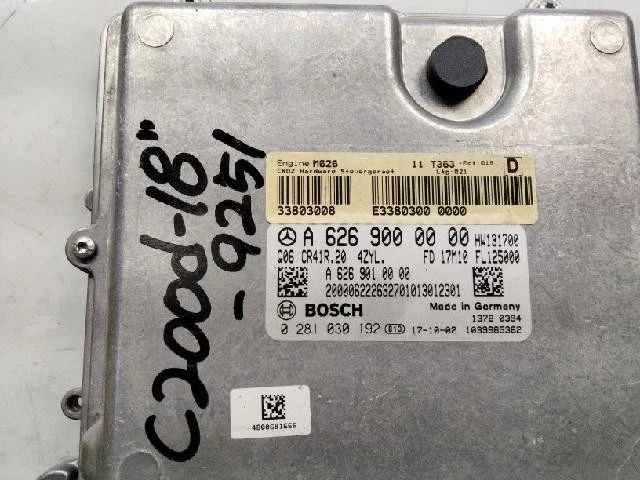 Mercedes-Benz C220 2018 ECU módulo de unidad de control del motor A6269000000 Foto 4 de 4