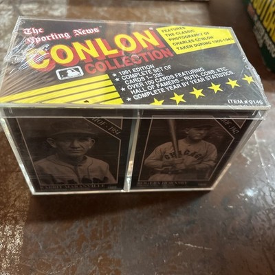 1991 THE SPORTING NEWS CONLON COLLECTION FACTORY SEALED COMPLETE SET CARDS 1-330