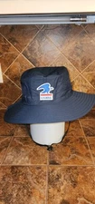 Custom Made USPS ...3 Inch ...Wide Brim Hat... Vintage Logo ...Navy Blue
