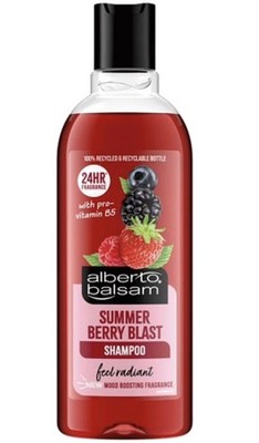 Alberto Balsam Summer Berry Shampoo 300 ml ×4 | Großpackung Familienpackung | Kostenlose Lieferung innerhalb Großbritanniens