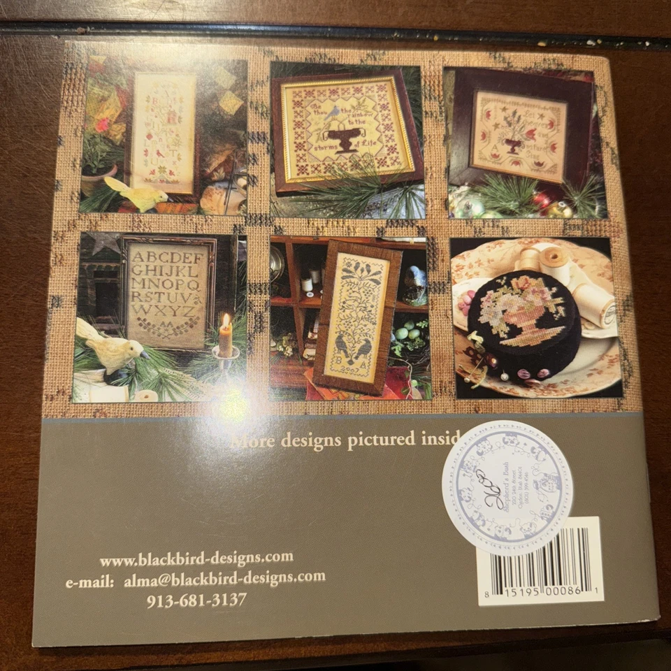 With Needle & Thread Blackbird Designs Cross Stitch Pattern Book Rare And HTF - Image 2 of 4