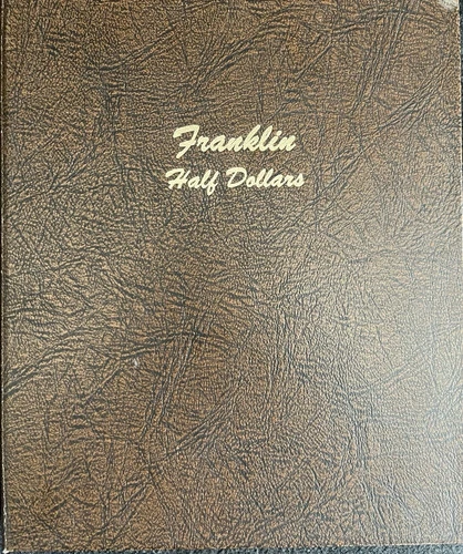 Set of 35-1948-1963 BU Silver Franklin Half Dollars in Dansco Album