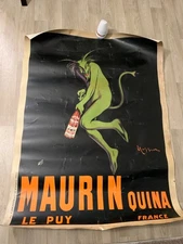 Maurin Quina by Cappiello 1920  Size 50x38