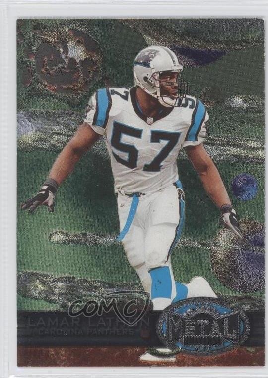 1997 Skybox Metal Universe Lamar Lathon #74 0a0