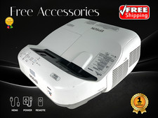Ultra Short Throw 3LCD Projector for Family Movie Nights 3300 Lumens WXGA HDMI