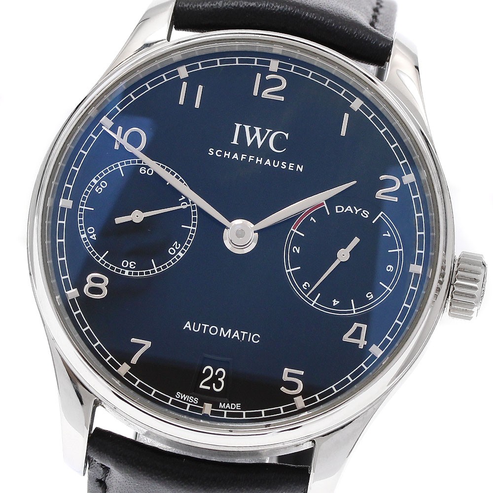 IWC SCHAFFHAUSEN Portugieser 7 Days Automatic IW500703 Date Men's Watch_938518