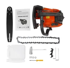 2500 12" Gas Chainsaw 25.4cc 1.2HP 2-Stoke Engine Top Handle Climbing US SELLER