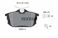 Bremsbelagsatz FÜR Mitsubishi Colt VI (Z3 A, Z2 A) - Textar 2354901