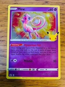 Mew Ex 25th Anniversary | eBay UK