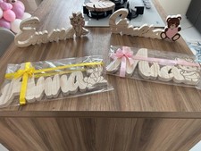 Nome in legno personalizzato handmade per cameretta bimbo bimba regalo nascita