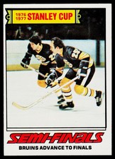 1977-78 Topps Stanley Cup Semi-Finals #263 Boston Bruins HOCKEY