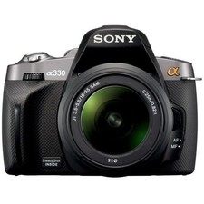 Sony 330 DSLR Camera Kit 18-55mm Zoom Lens 1-Year Warranty Used