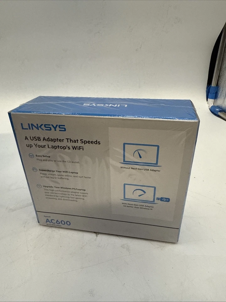 LinkSys AC600 (WUSB6100M) MU-MIMO Next-Gen AC Max-Stream Wifi Micro USB Adapter - Image 3 of 4