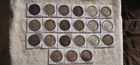 🔥LOT OF 21 MORGAN SILVER DOLLARS. 16.88 TROY OZ OF 90% SILVER.= 15.19 ASW VF