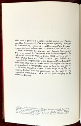 LAFAYETTE IN AMERICA 1976 First Bicentennial Edition Signed Numbered COA Leather - Imagen 7 de 21