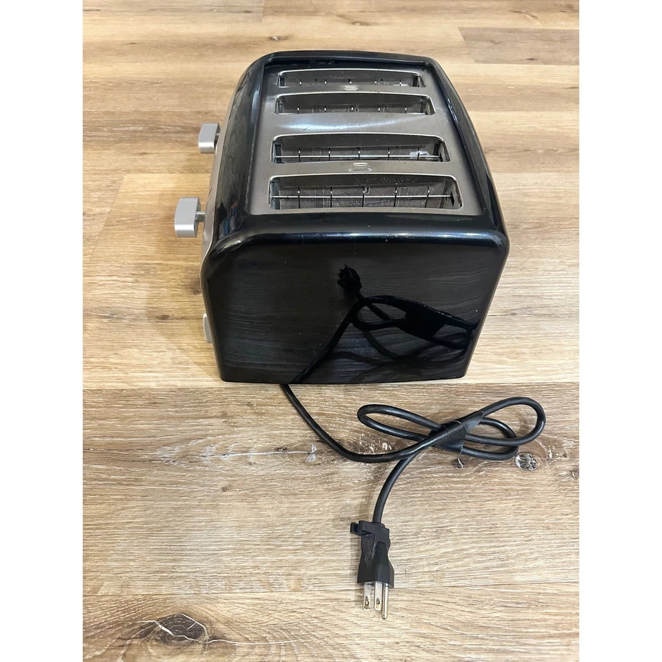 TOSTADORA KENMORE ACERO INOXIDABLE 4 REBANADAS CONTROLES DOBLES RANURAS EXTRA ANCHAS Foto 3 de 4