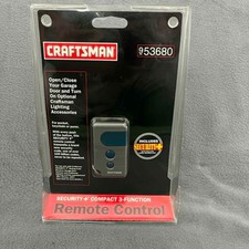 Craftsman Garage Door Remote 953680 Blue Buttons 3 Function Compact Portable New
