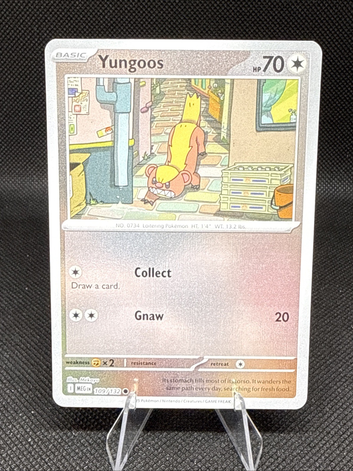 Yungoos | 109/132 | Pokemon | Mega Evolution | Reverse Holo | 50% off 2nd Card