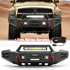 Aaiwa For 2003-2005 Dodge Ram 2500 3500 Offroad Front Bumper Wwinch Plate Wire Aaiwa For 2003-2005 Dodge Ram 2500 3500 Offroad Front Bumper Wwinch Plate Wire