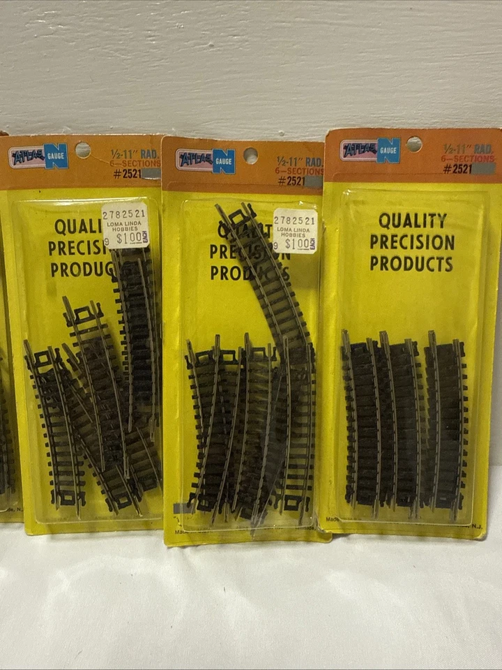 Lot of Atlas Assorted N Scale Track (3) 2521 (1) 2511 NIP - Image 3 of 3
