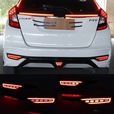 For Honda Fit Jazz 2018-2019 Led Rear Fog Lamp Bumper Led Tail Brake Light