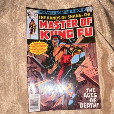 Marvel Comics Group Master of Kung Fu #55 (1977) Shang-Chi ''The Ages of Death!''