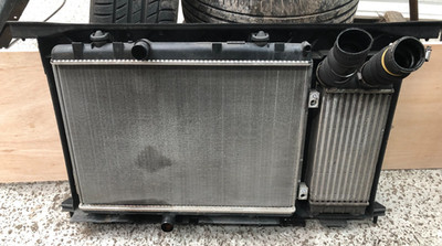 Citroen Berlingo Radiator Pack 968272048 AC Water Slam Panel Diesel 2013 s78