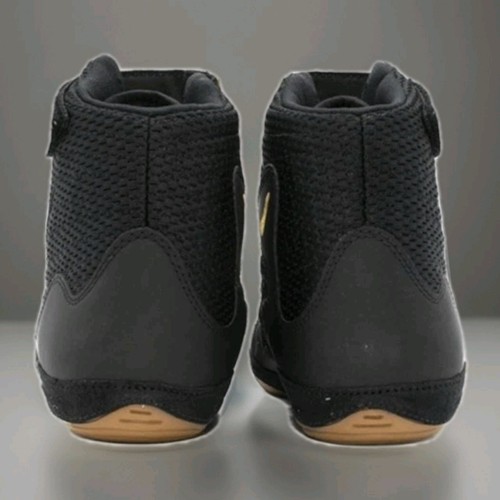 NEW Men's SZ 14, NIKE Inflict Wrestling / Boxing Shoes Black Gold 325256-004. - Picture 5 of 11