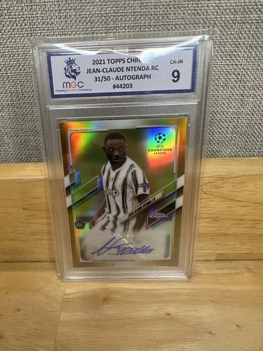 Jean-Claude Ntenda RC Rookie Auto Gold /50 Topps Chrome UCC 2021-22 Juventus