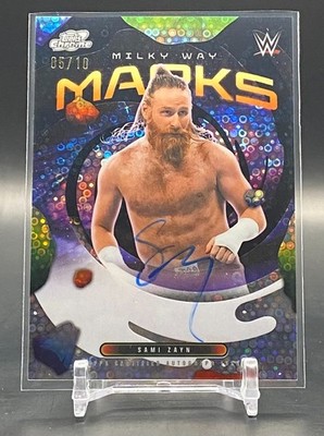 Sami Zayn 2026 Topps Cosmic Chrome WWE Auto Black Eclipse #/10 SSP #MWM-SZN