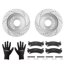 Front Disc Brake Rotors+Brake Pads for GMC Savana 1500/Chevrolet Express 1500