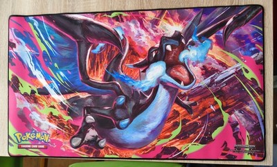 Pokemon Mega Glurak X ex Ultra-Premium Collektion Spielmatte NEU Unbespielt