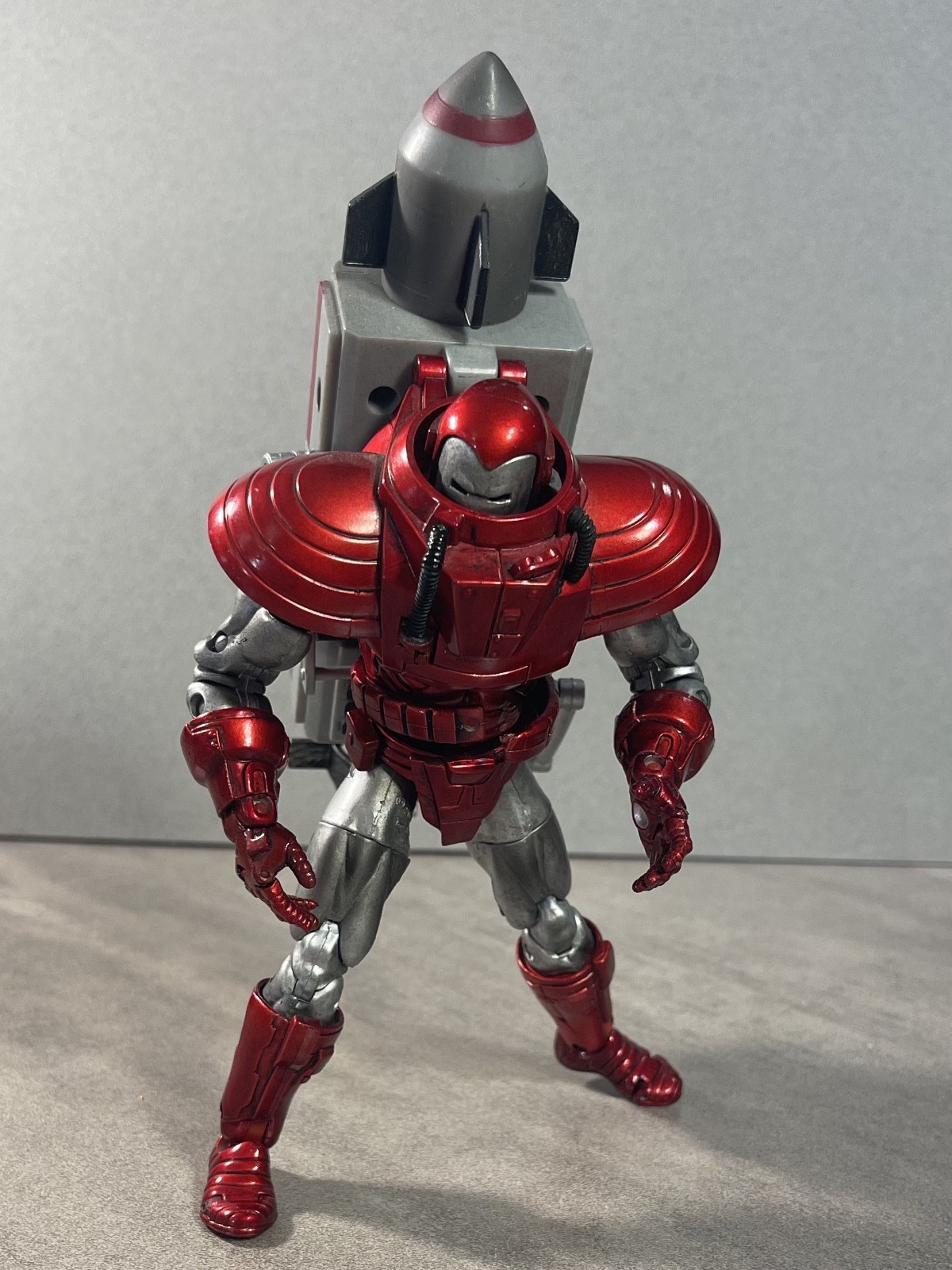 Marvel Legends Iron Man Silver Centurion Series VII ToyBiz w/ Jet Pack