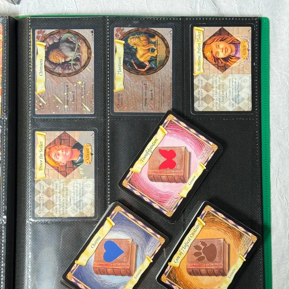 Vtg Y2K Harry Potter TCG WotC Lot 100–125 Cards w/ Foils Characters Lessons NM/M - Image 2 of 4