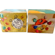 Baby Montessori Sensory Teething Toy Grasping Activities Bright Colors Lot Of 2