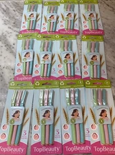 NEW 12 TOP BEAUTY Facial  Razor Trimmer Shaver Face Beauty Dermaplane 36 total