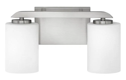 Hinkley Kyra 7 3/4" High Brushed Nickel Modern 2-Light Wall Sconce - Picture 6 of 6