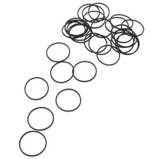 30 Pcs Small Rubber Pulley Belts Cassette Player Replacement Flat