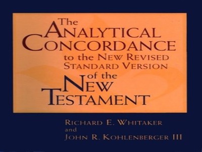 The NRSV Analytical Concordanc - VERY GOOD