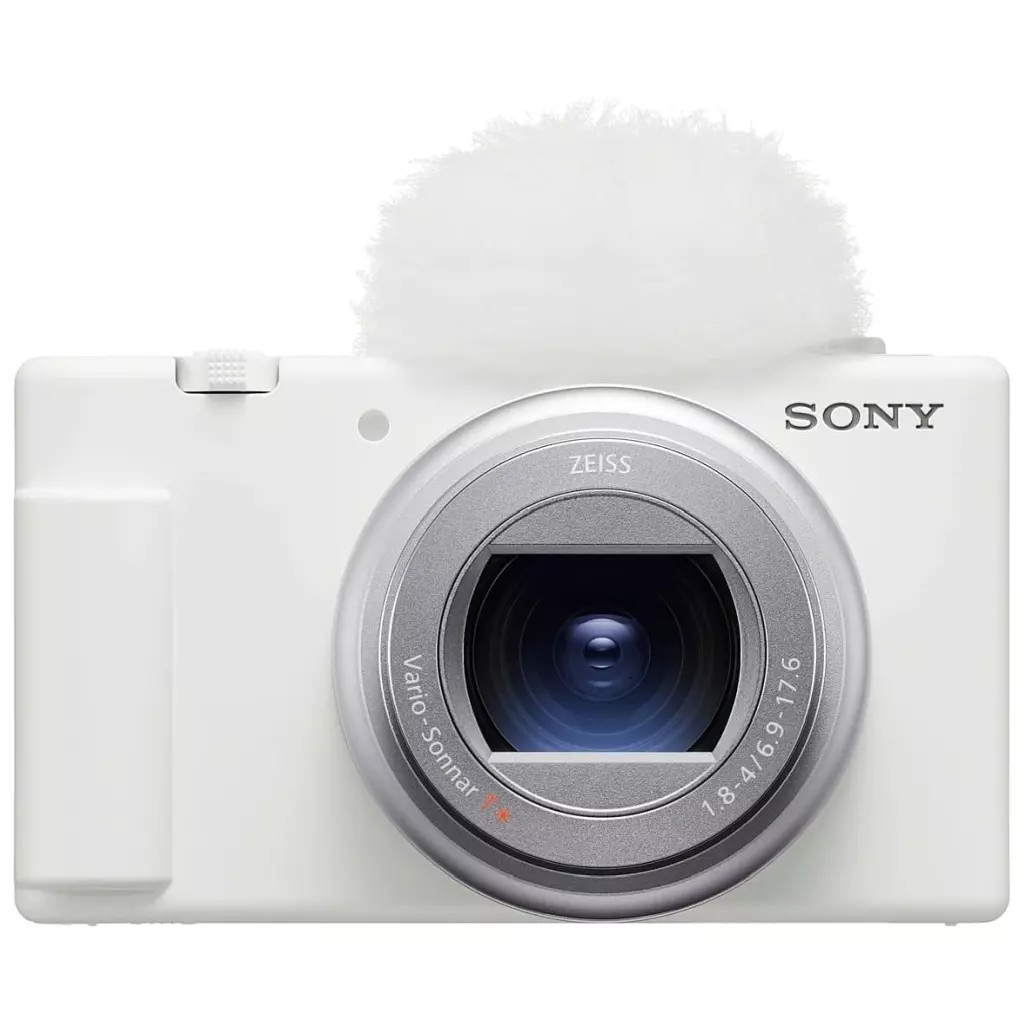 Camera Sony Digital Vlogcam Zv-1 Ii Shooting Grip Kit White Camera Sony Digital Vlogcam Zv-1 Ii Shooting Grip Kit White
